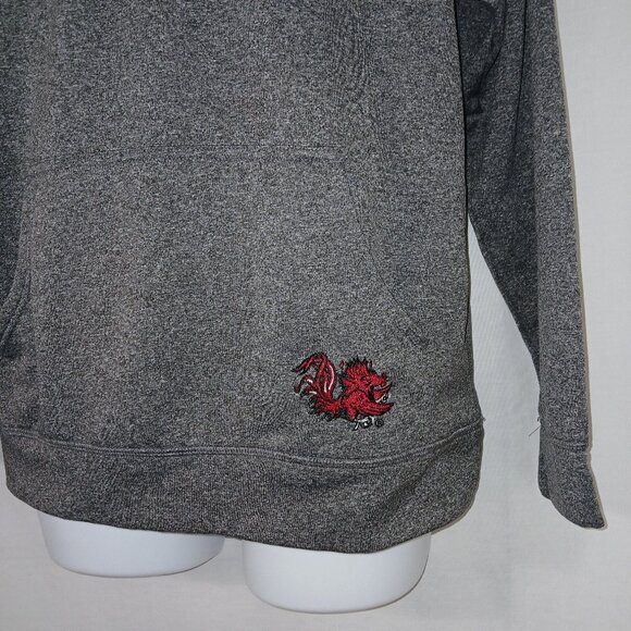 USC Gamecocks Hoodie- Embroidered Logo - Kangaroo Pocket - Men's Size Medium - Picture 6 of 12